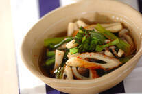 ちくわと青菜の煮物