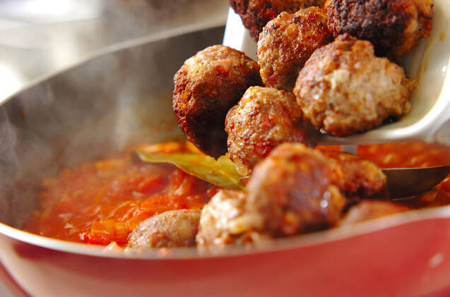 ミートボールのトマト煮込みの作り方の手順8