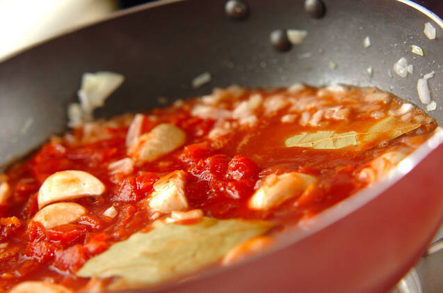 ミートボールのトマト煮込みの作り方の手順7