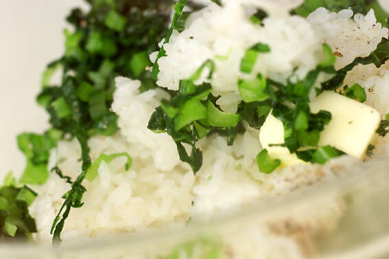 グリーンバターライスの作り方の手順3