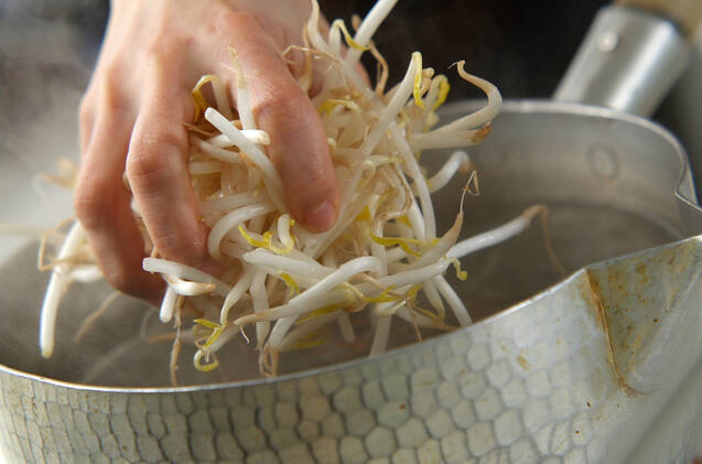 モヤシの和え物の作り方の手順5