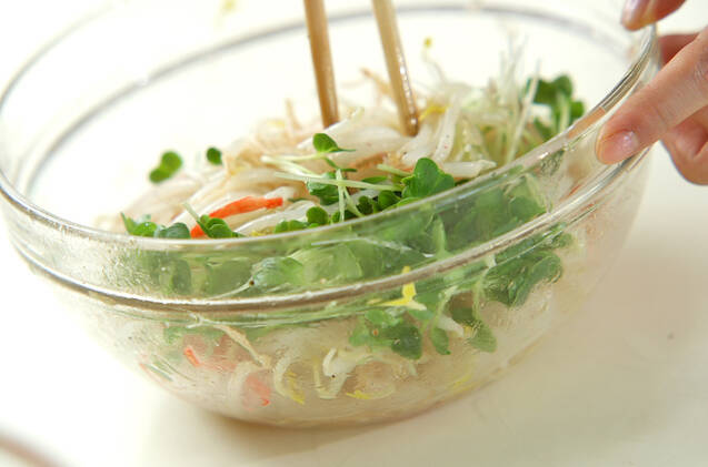 モヤシの和え物の作り方の手順7