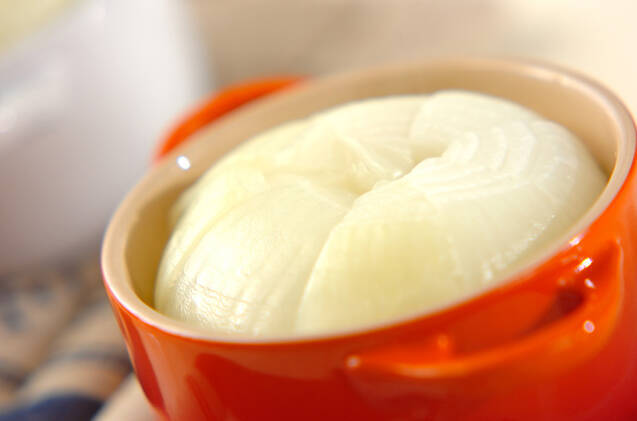 玉ネギのシンプル蒸しの作り方の手順2