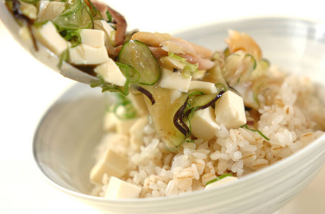 アジの冷やしスープご飯の作り方の手順11