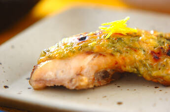 白身魚のネギみそ焼き