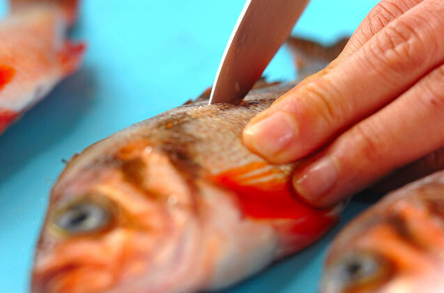 メバルの煮付けの作り方の手順1