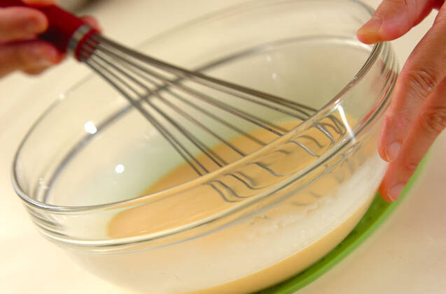 ブルーベリークラフティの作り方の手順1