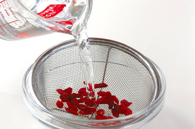 サックリアンニン豆腐の作り方の手順1