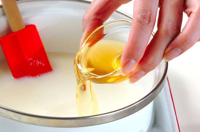 サックリアンニン豆腐の作り方の手順3