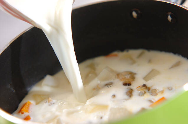 ミルクスープの作り方の手順2
