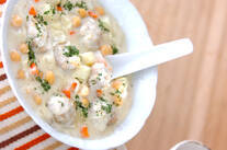 ミートボールクリーム煮