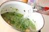 豆苗の卵汁の作り方の手順5