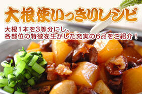 大根使いっきりレシピ