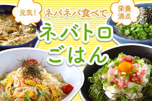 ネバネバ食べて元気！栄養満点ネバトロごはん