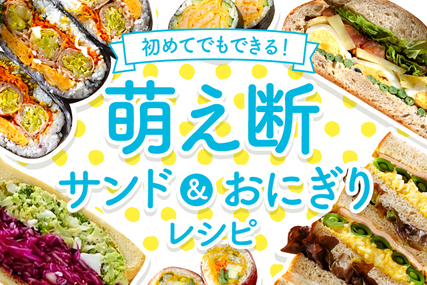 初めてでもOK！萌え断サンドイッチ＆おにぎり