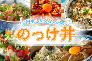 何もしたくない日の「のっけ丼」
