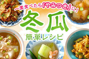 一度食べたらやみつきに！冬瓜の簡単レシピ