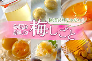 梅酒だけじゃない！初夏を楽しむ「梅しごと」