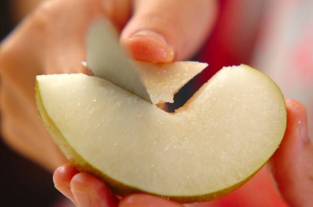 梨のフレッシュサラダの作り方の手順1