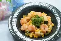 長芋・ズッキーニ・コーンの香り炒め