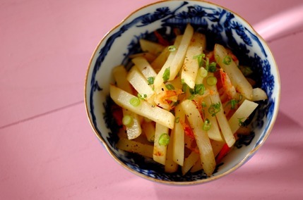 エビ風味のジャガイモきんぴら