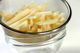 エビ風味のジャガイモきんぴらの作り方1