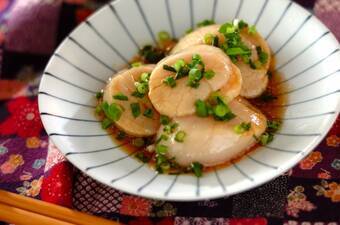 ゴマ油香る!漬けホタテ