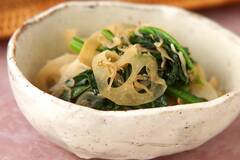 ほうれん草のじゃこ和え