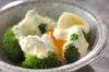 ブロッコリーと卵のホットサラダの作り方の手順