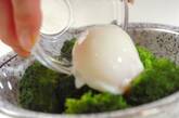 ブロッコリーと卵のホットサラダの作り方1