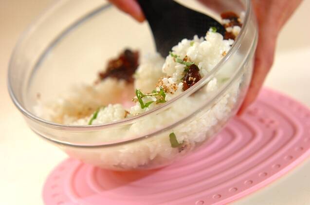 アサリ佃煮ご飯の作り方の手順1