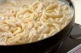 明太クリームうどんの作り方3