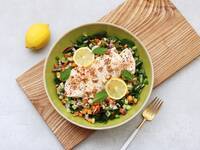 マヨレモンのチキンパワーサラダ