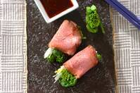 ローストビーフの和風ロール