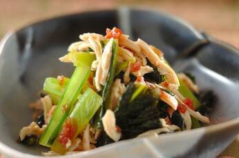 小松菜の梅酢和え