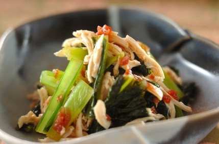 小松菜の梅酢和え