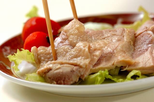 ゆで鶏の中華ダレがけの作り方の手順4