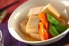 やさしい味の高野豆腐の煮物の作り方の手順