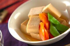 やさしい味の高野豆腐の煮物