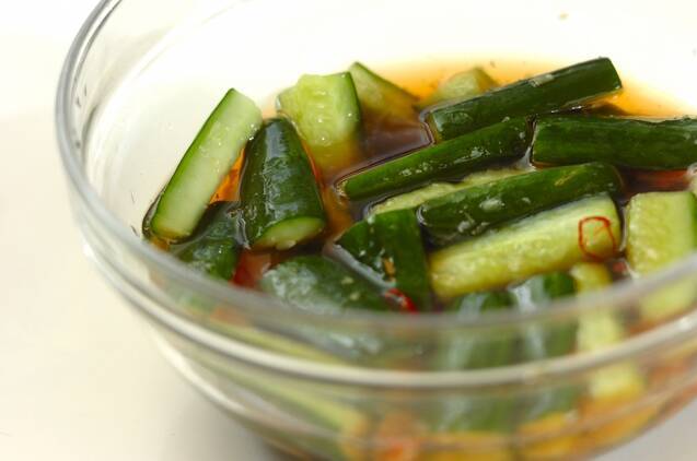 即席キュウリの浅漬けの作り方の手順2