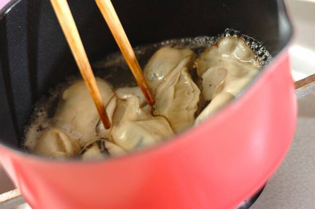 カキとサツマイモのチャウダーの作り方の手順5