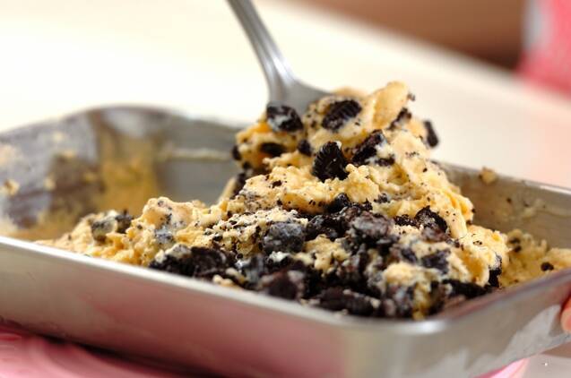 クリームサンドクッキーアイスクリームの作り方の手順7