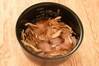 ササミとマイタケの腸活炊き込みご飯の作り方の手順5