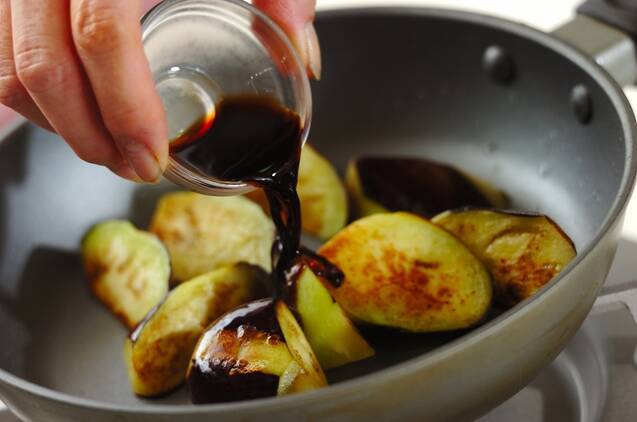焼きナスとイチジクのマリネの作り方の手順4