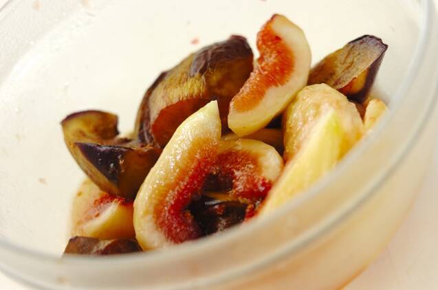 焼きナスとイチジクのマリネの作り方の手順5