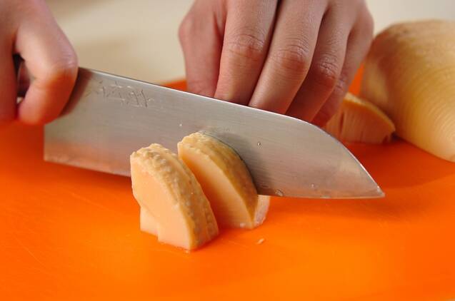 タケノコの土佐煮の作り方の手順1