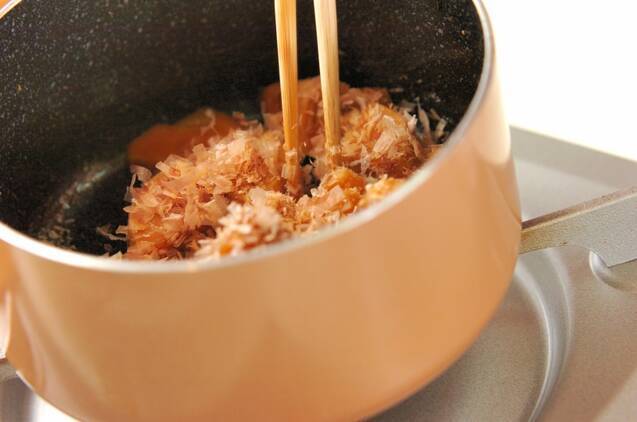 タケノコの土佐煮の作り方の手順3