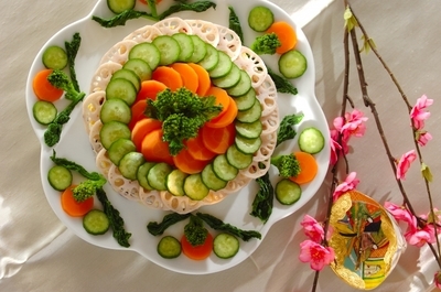 野菜のケーキ寿司 レシピ 作り方 E レシピ 料理のプロが作る簡単レシピ