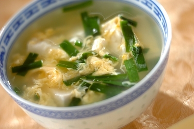 ニラ玉スープ レシピ 作り方 E レシピ 料理のプロが作る簡単レシピ
