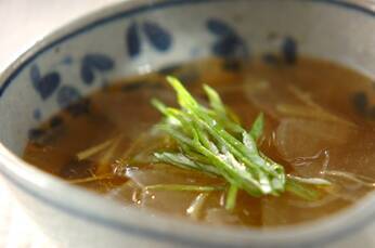 大根とショウガのスープ